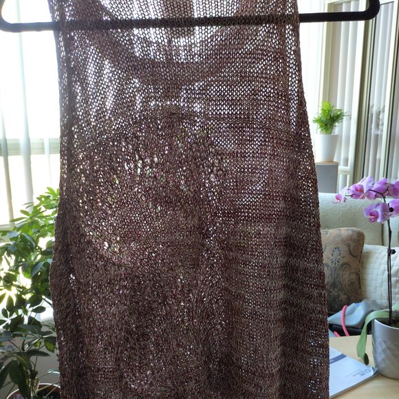 Sarah Pacini light linen/knit vest - One size - Picture 7 of 12